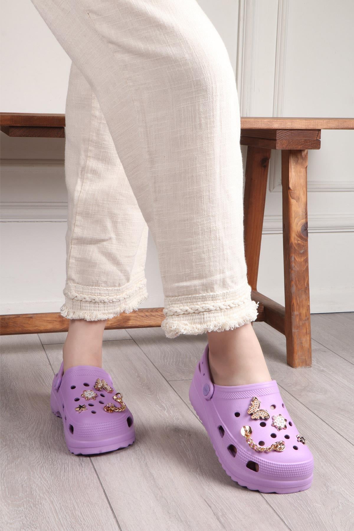 TWİNGO 205 Unisex Terlik Lila