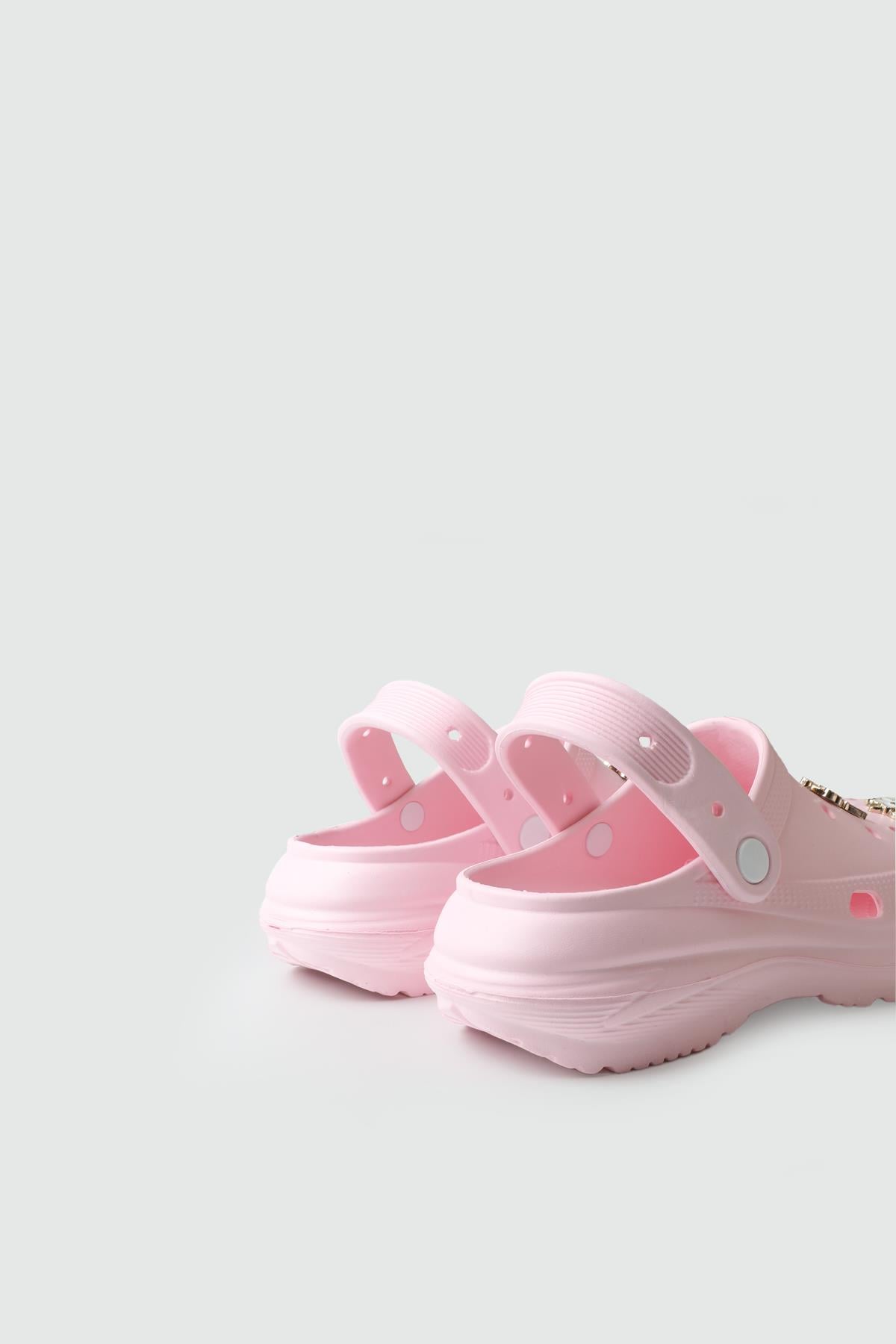 TWİNGO 25Y 210 Taşlı Unisex Terlik Pembe