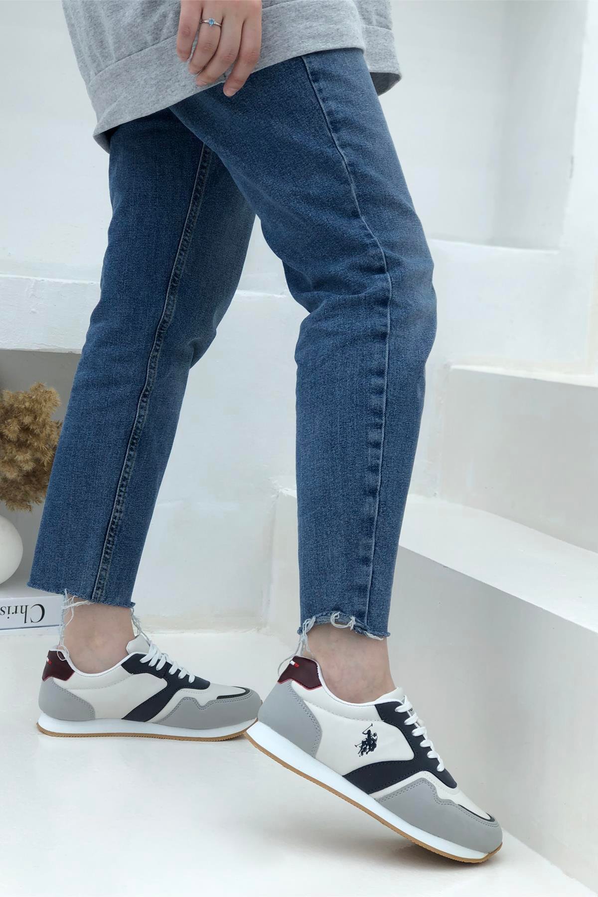 U.S POLO SORETA 2PR Unisex Spor Ayakkabı Beyaz
