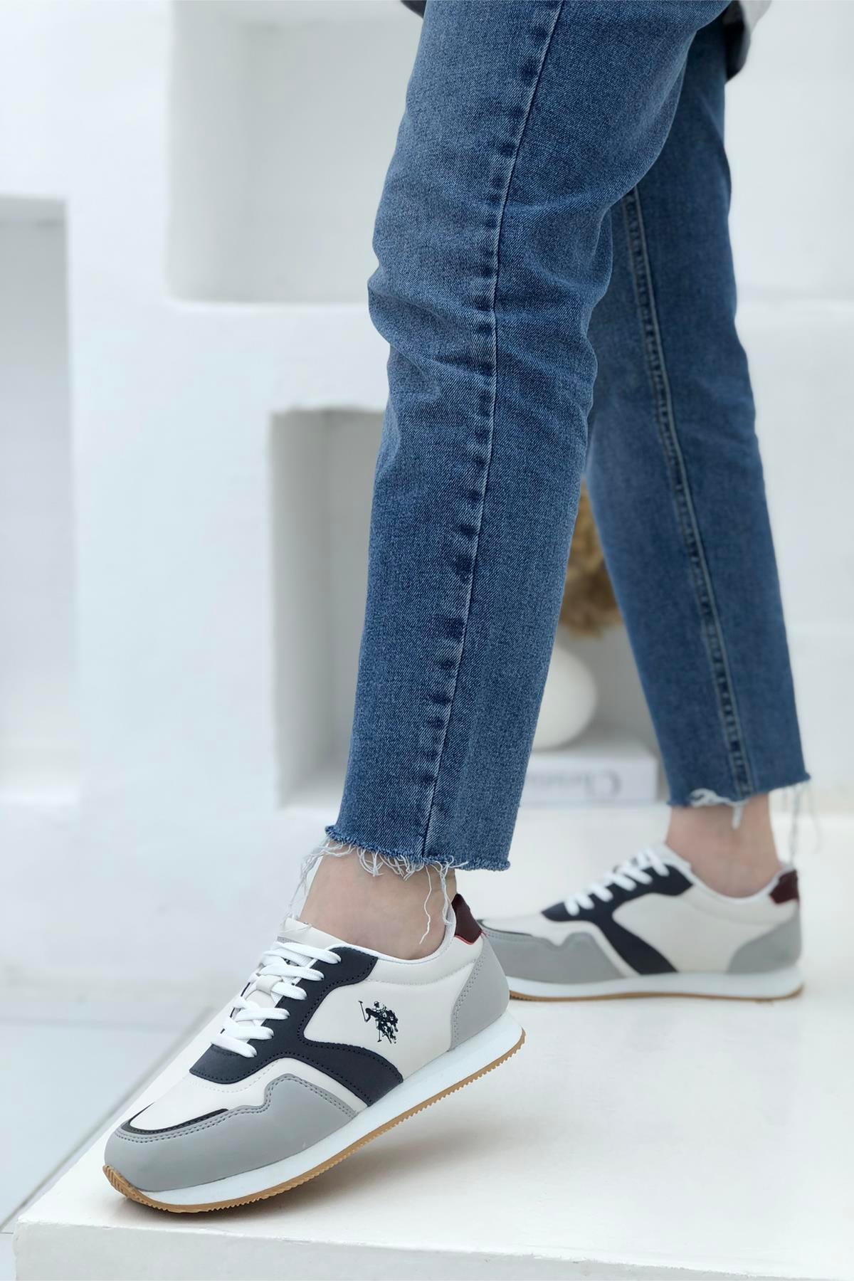 U.S POLO SORETA 2PR Unisex Spor Ayakkabı Beyaz