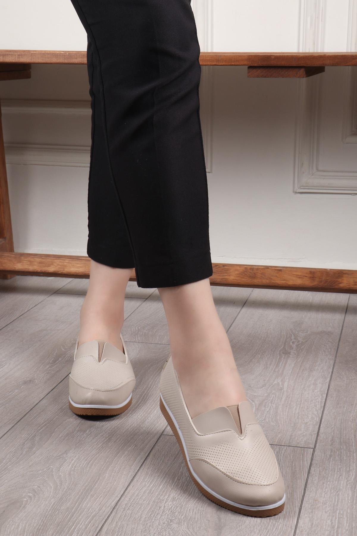 Umay 83 Termo Kadın Ayakkabı Bej