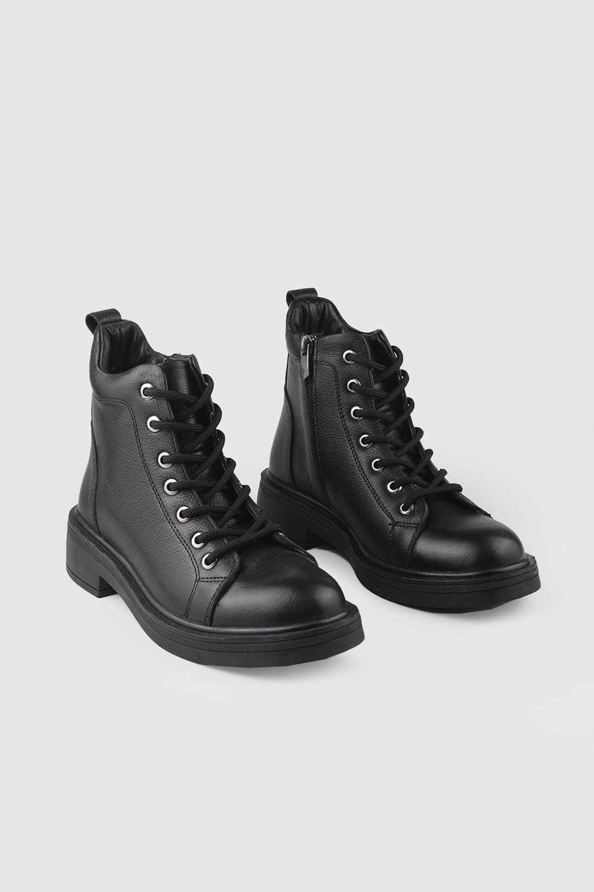 Unisex Deri Bot Siyah King MY BELLA 028-018 26K
