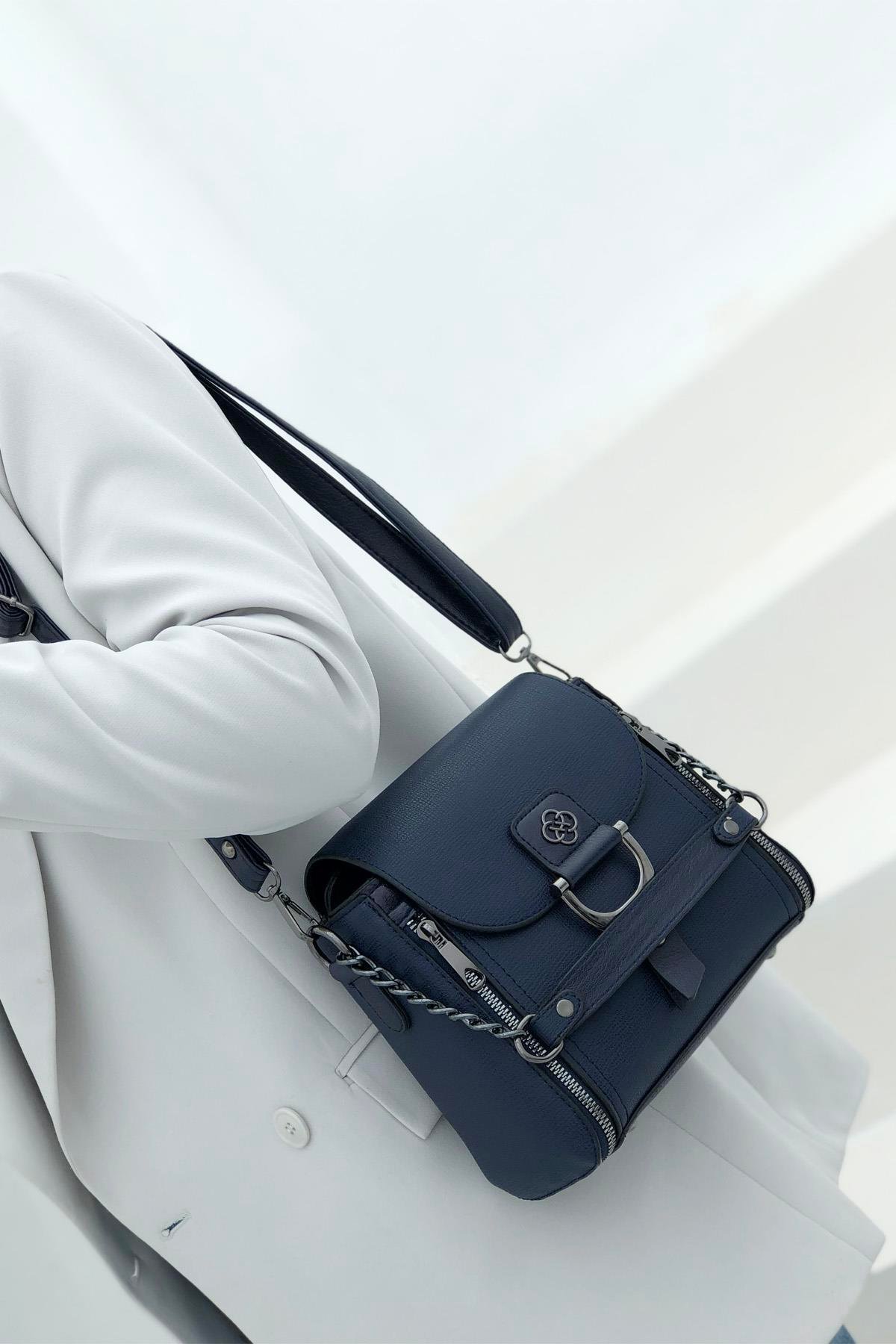 VARONA 1237 Kadın Çanta Lacivert