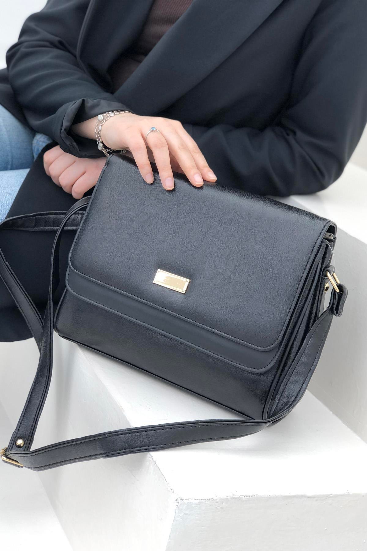 VARONA 1267 Kadın Çanta Sıyah