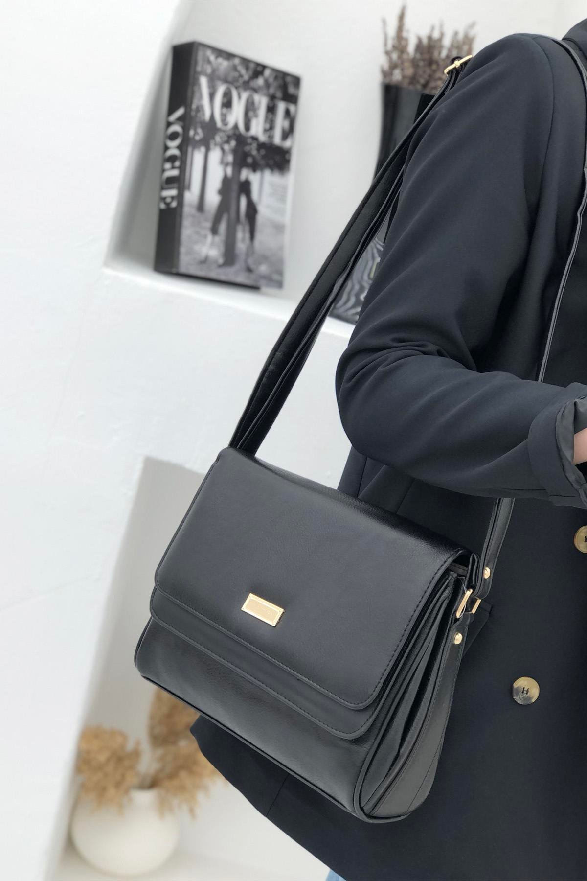 VARONA 1267 Kadın Çanta Sıyah