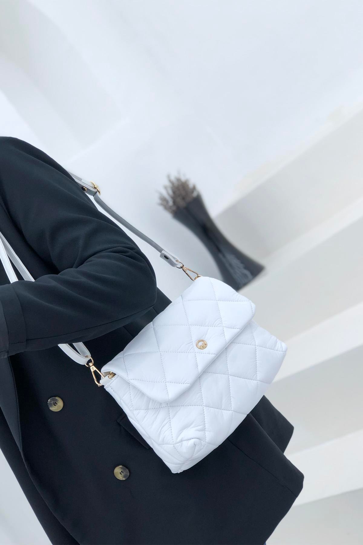 VARONA 1502 Kadın Çanta Beyaz