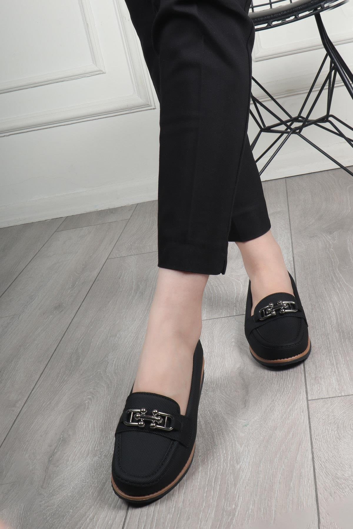 Wanetti 24-250 Kadın Babet Siyah Kot