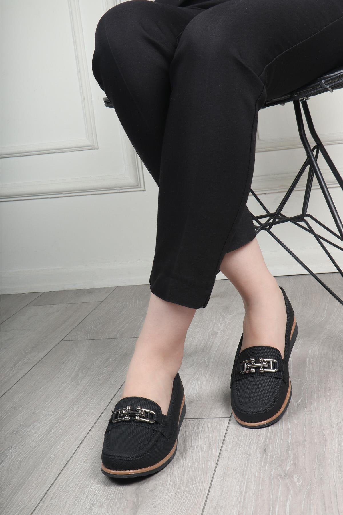 Wanetti 24-250 Kadın Babet Siyah Kot