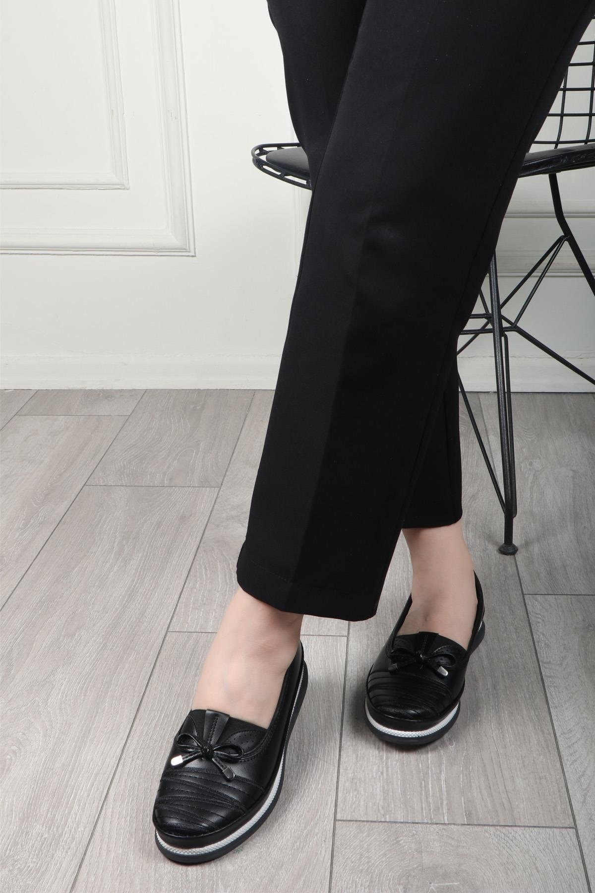 Wanetti 24-421 ATM Termo Kadın Babet Siyah