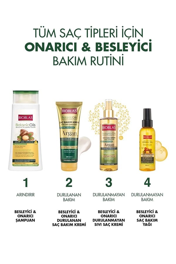 Bioblas Argan Bakım Yağı 100 ml - Onarıcı Bakım Yağı