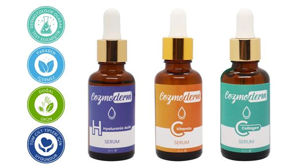 COZMODERM 3'LÜ SERUM SETİ