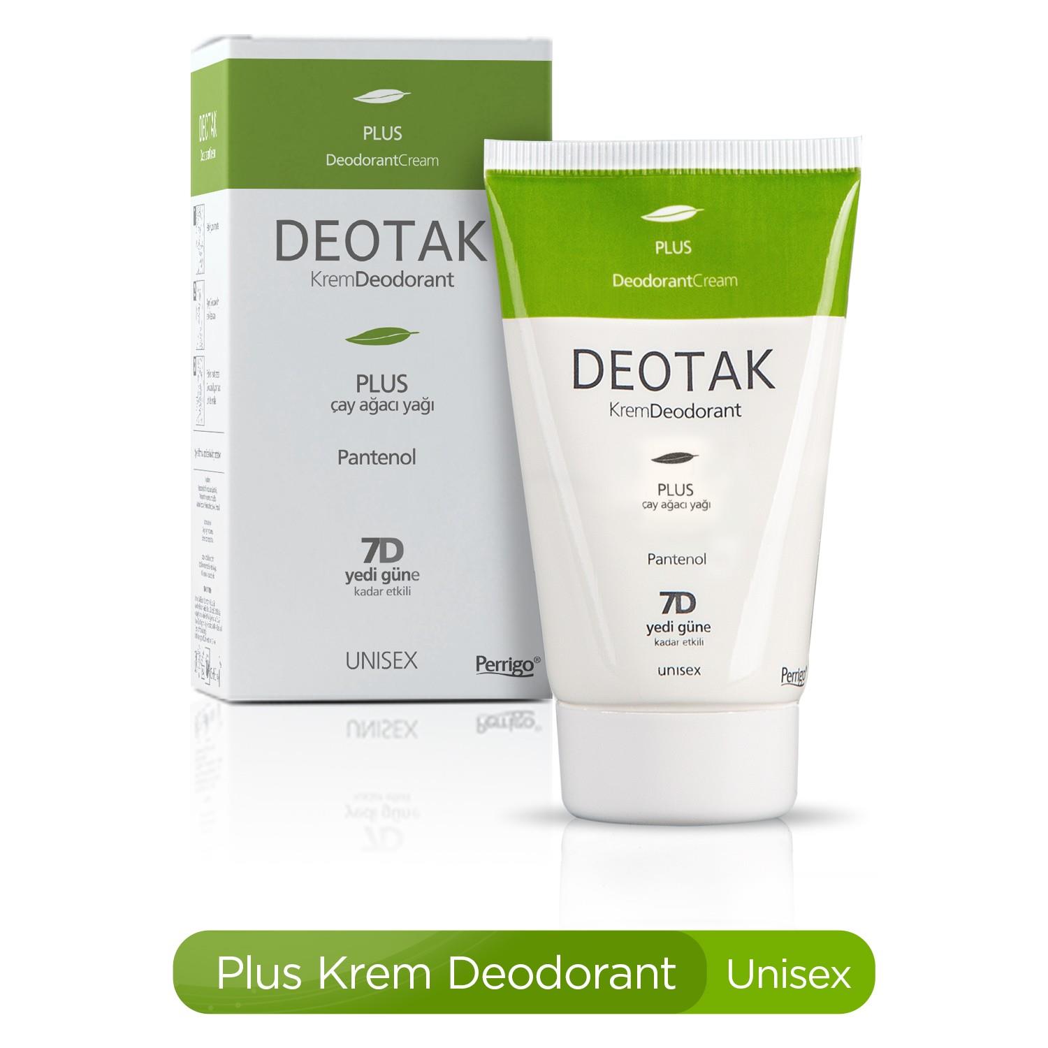 Deotak Krem Deodorant Çay Ağacı Yağı 35 ml