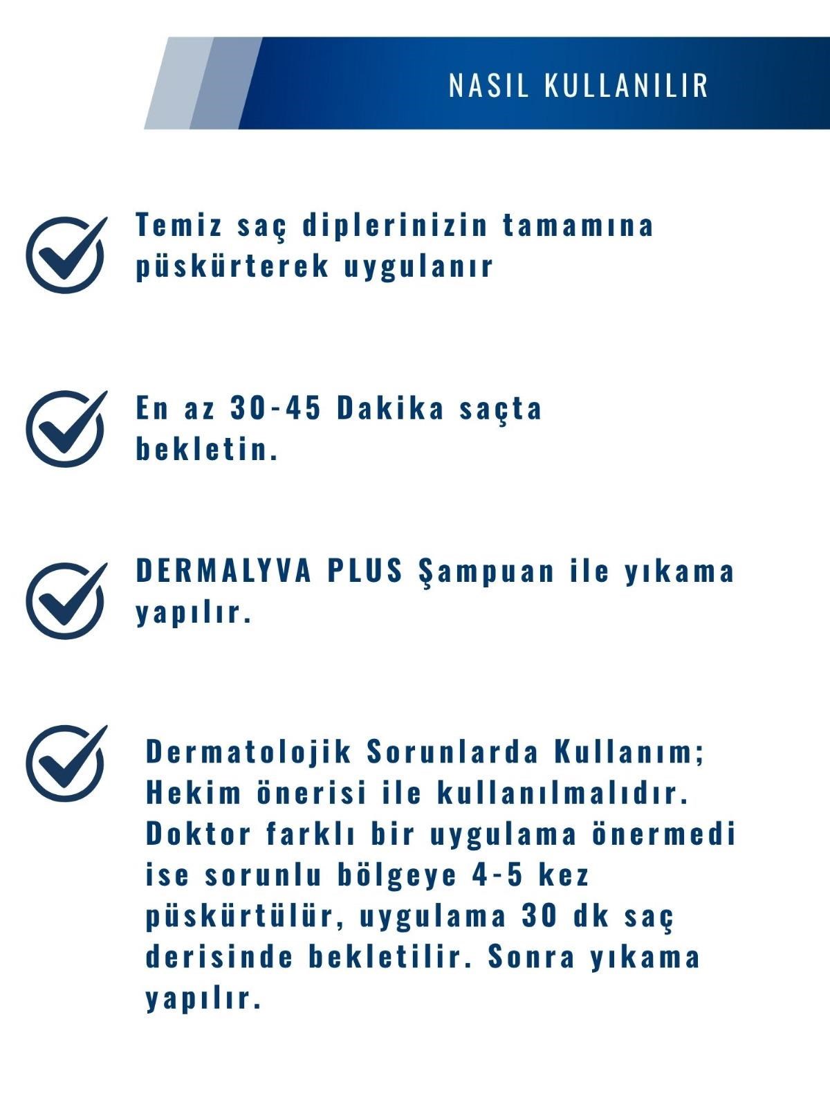 Dermalyva Ozonlu Saç Derisi Losyonu – Saç Ekimi Sonrası Bakım, Kafein & Panthenol Içerikli 100ml