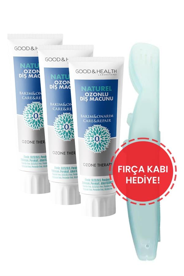 GOOD & HEALTH OZONE THERAPY NATUREL OZONLU DİŞ MACUNU 100 ML SET 3'LÜ