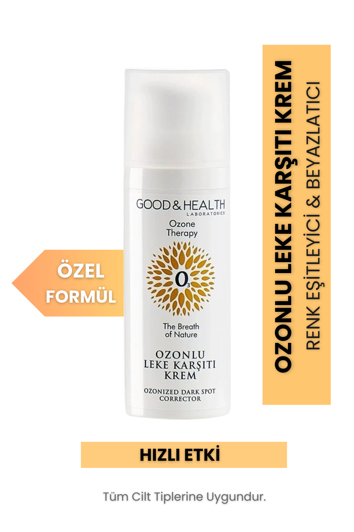 GOOD&HEALTH OZONE THERAPY OZONLU RENK EŞİTLEYİCİ LEKE KREMİ 50 ML
