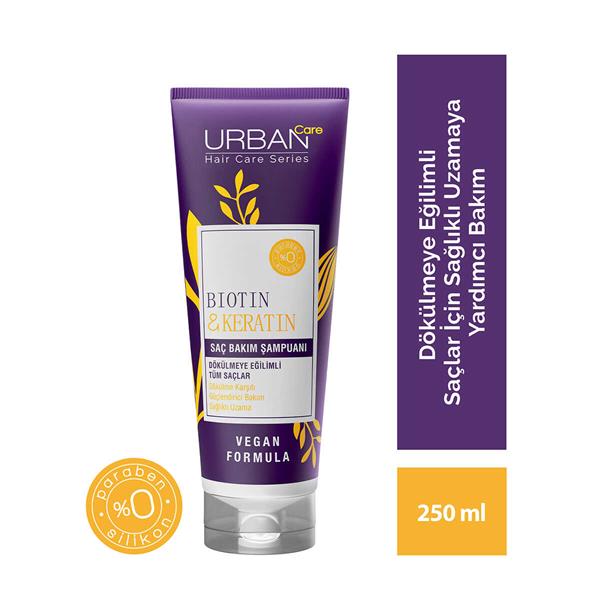 URBAN CARE BIOTIN&KERATIN SAÇ BAKIM ŞAMPUANI 250 ML