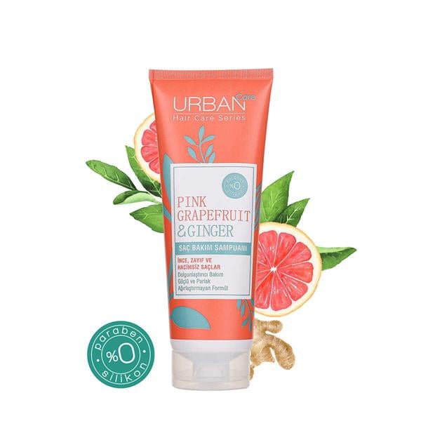 URBAN CARE PINK GRAPEFRUIT&GINGER SAÇ BAKIM ŞAMPUANI 250 ML
