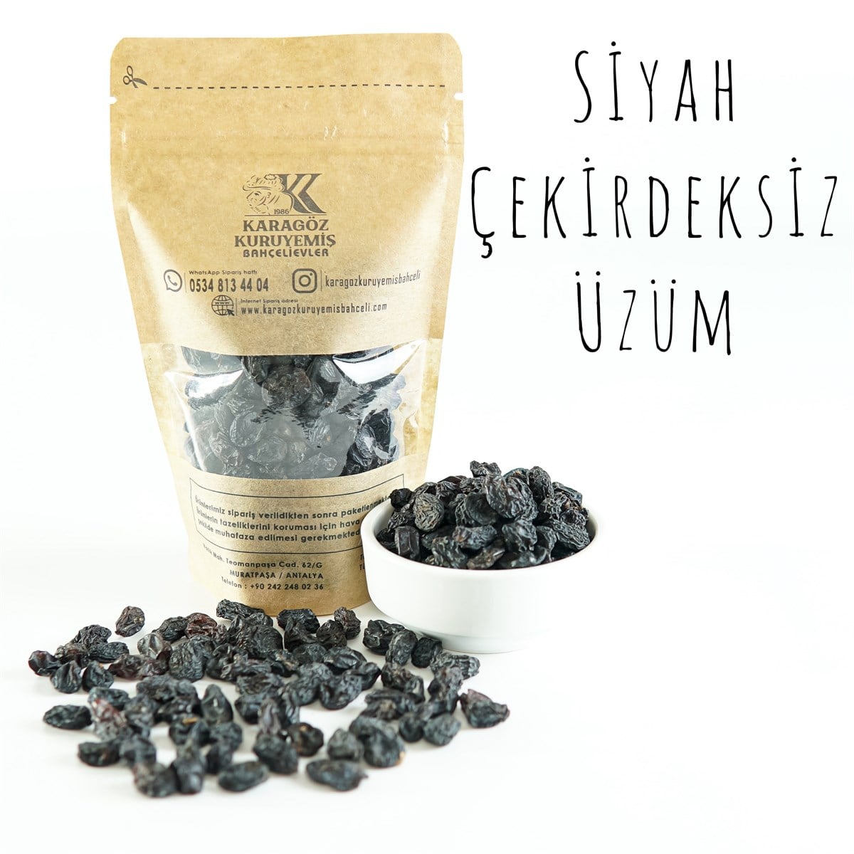 Siyah Çekirdeksiz Üzüm