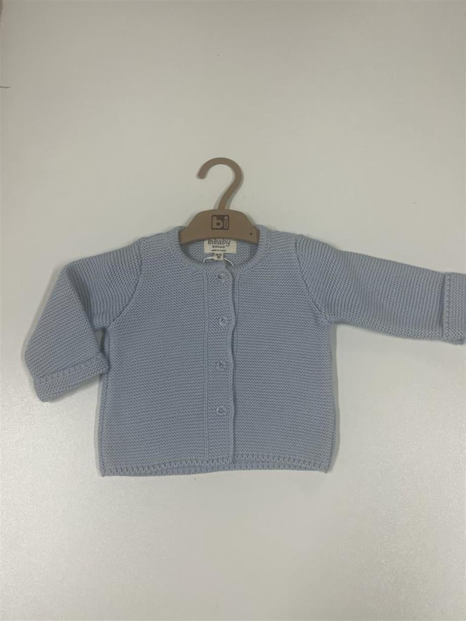 BİBABY ELEGANCE TRİKO HIRKA MAVİ SET