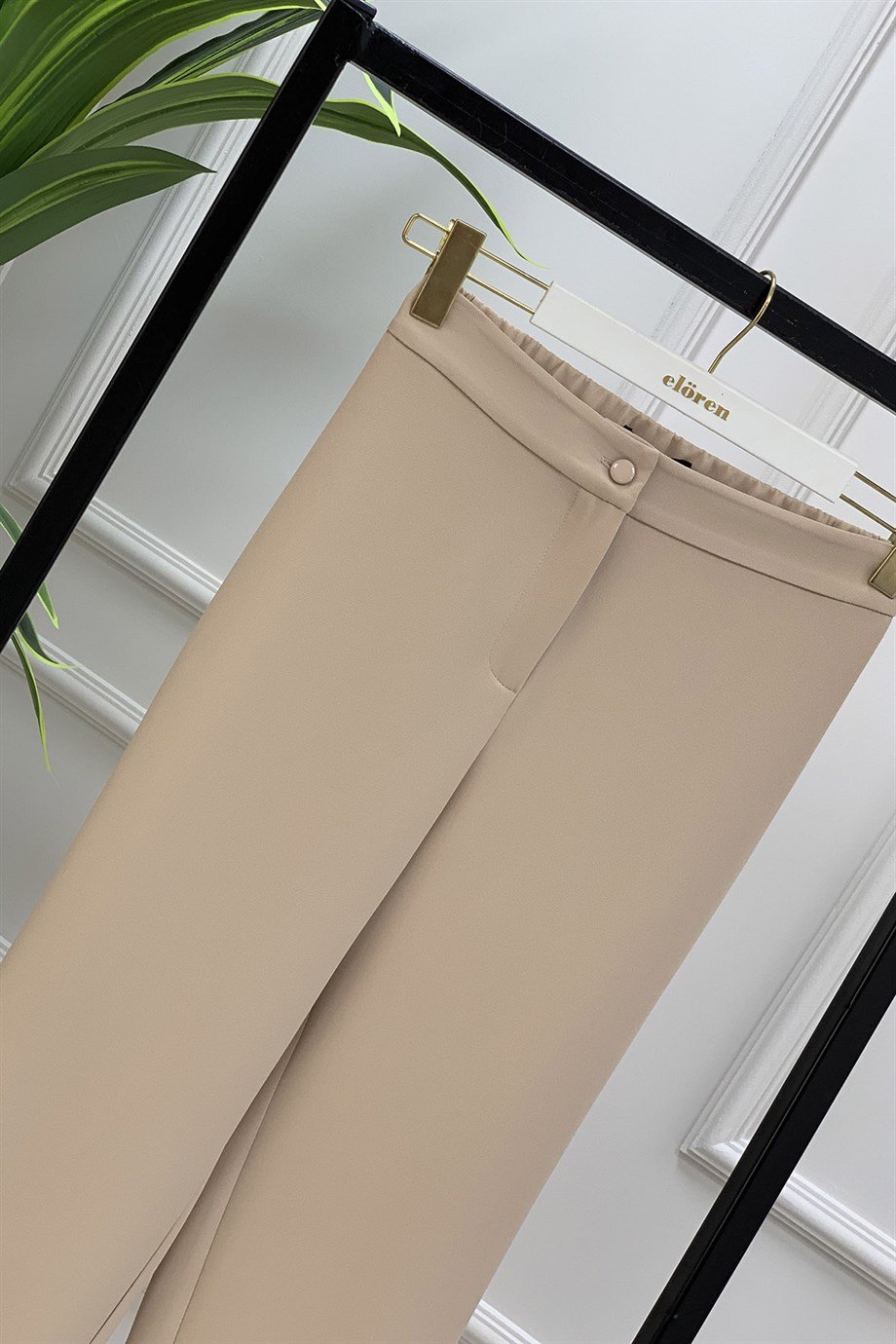 Pantolon Havuç Model Kadın Pantolon Bej 1305