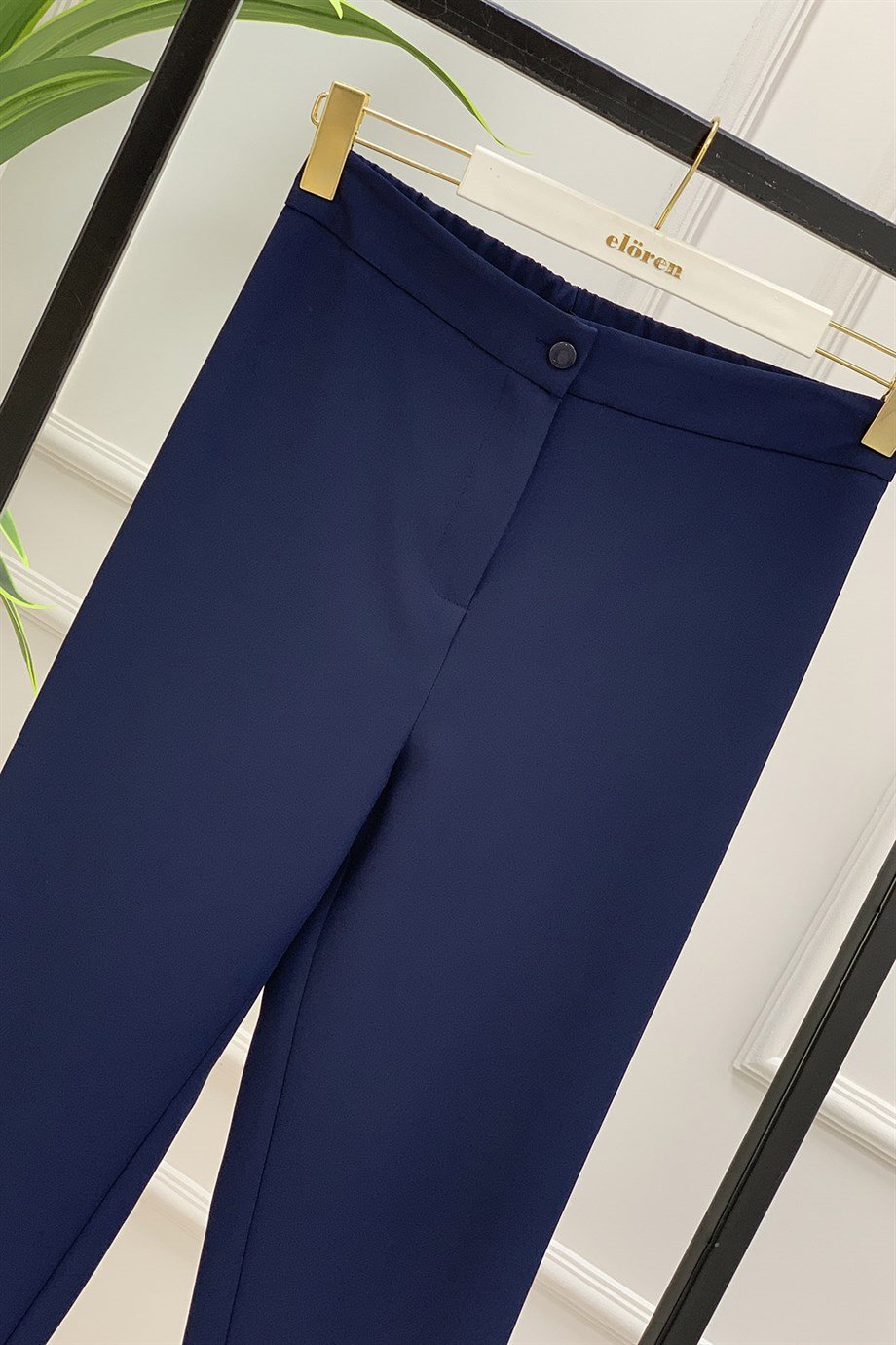 Pantolon Havuç Model Kadın Pantolon Lacivert 1305