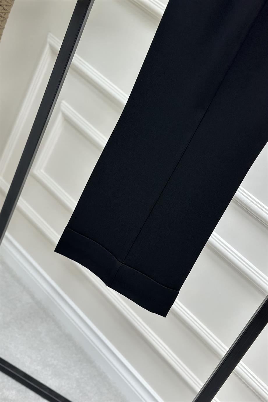 PantolonDUBLE PAÇA MODEL PANTOLON SİYAH 1350