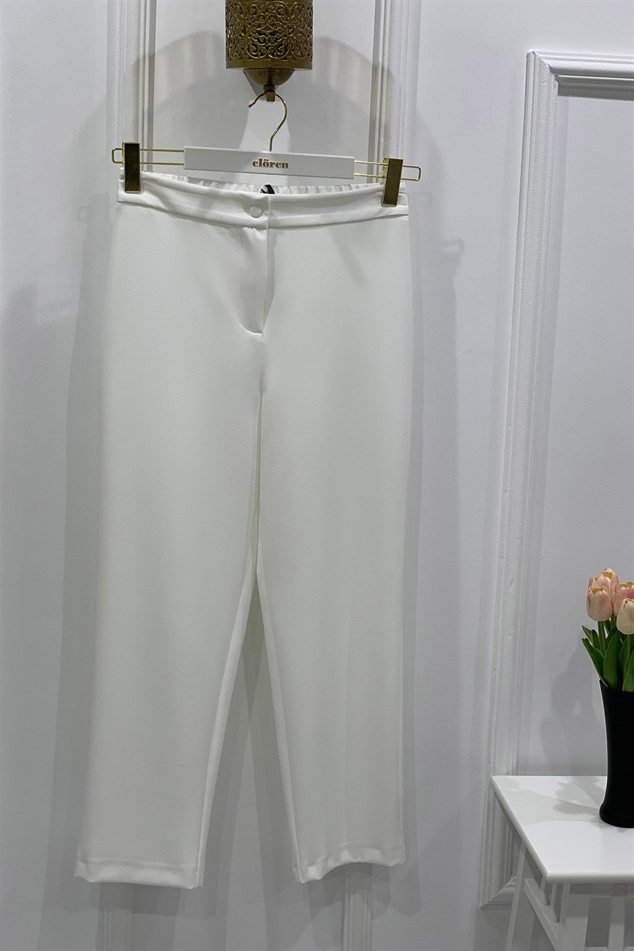 PantolonHAVUÇ PANTOLON BEYAZ 1305 