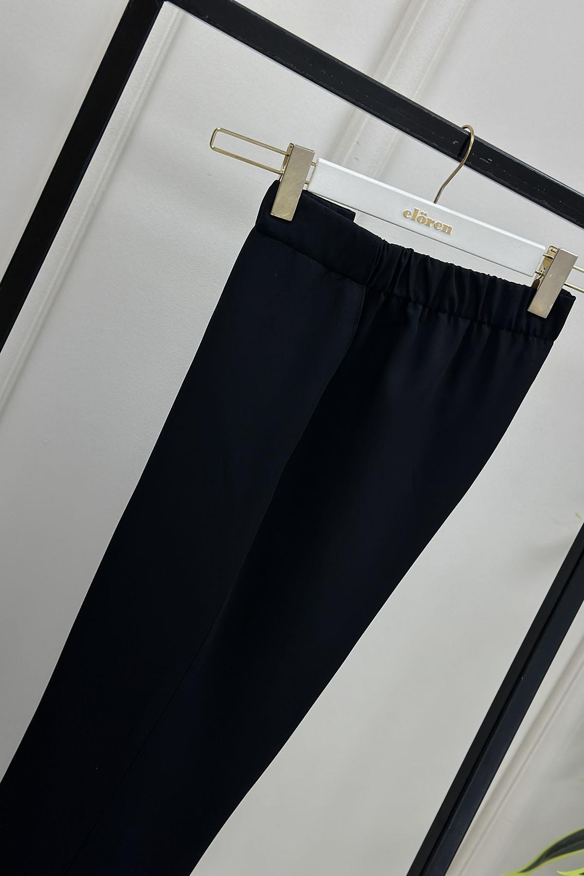 PantolonOzan Aydın Dar Paça Kadın Pantolon Siyah OZN 5004