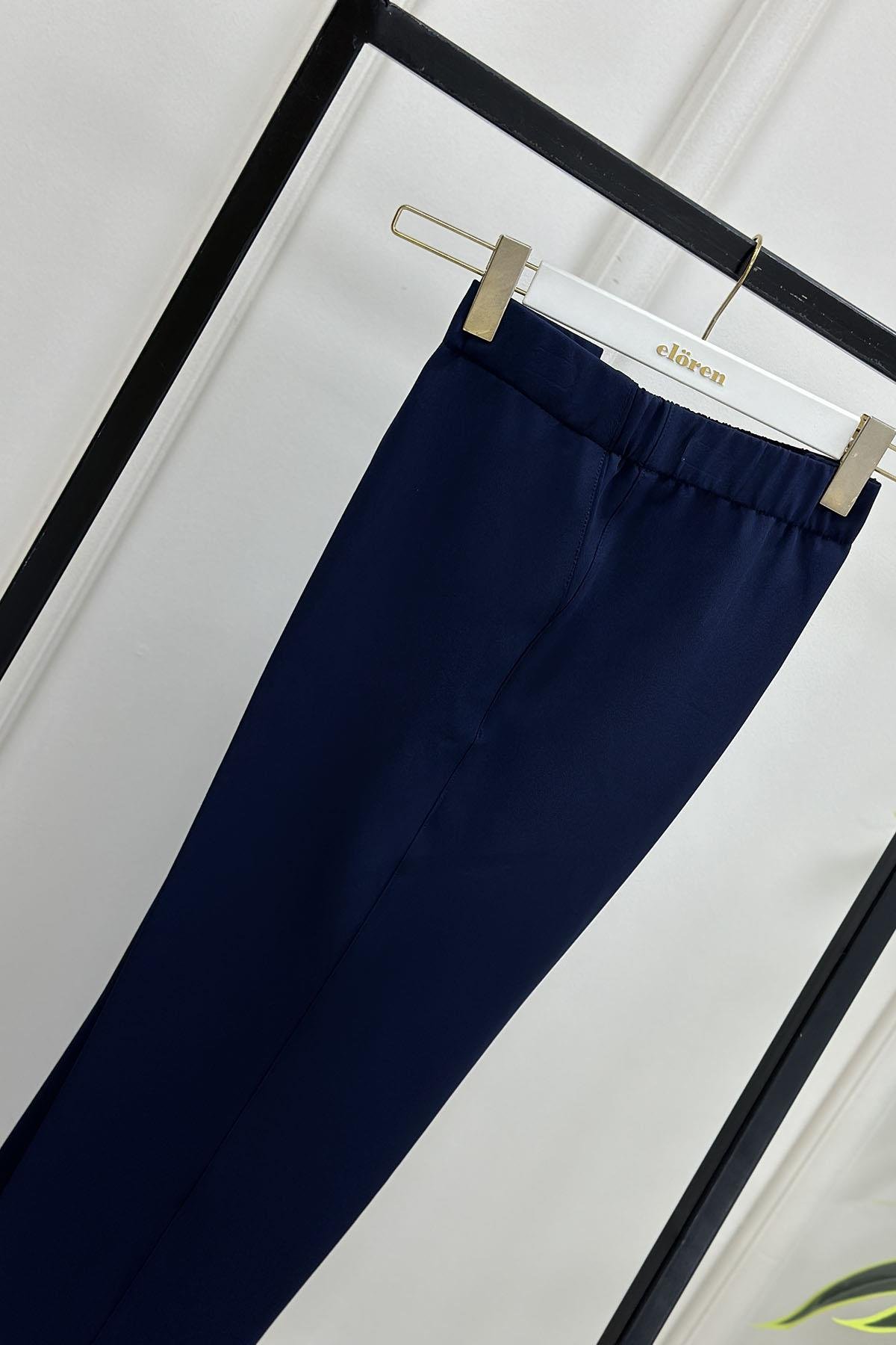 PantolonOzan Aydın Dar Paça Kadın Pantolon Lacivert OZN 5004