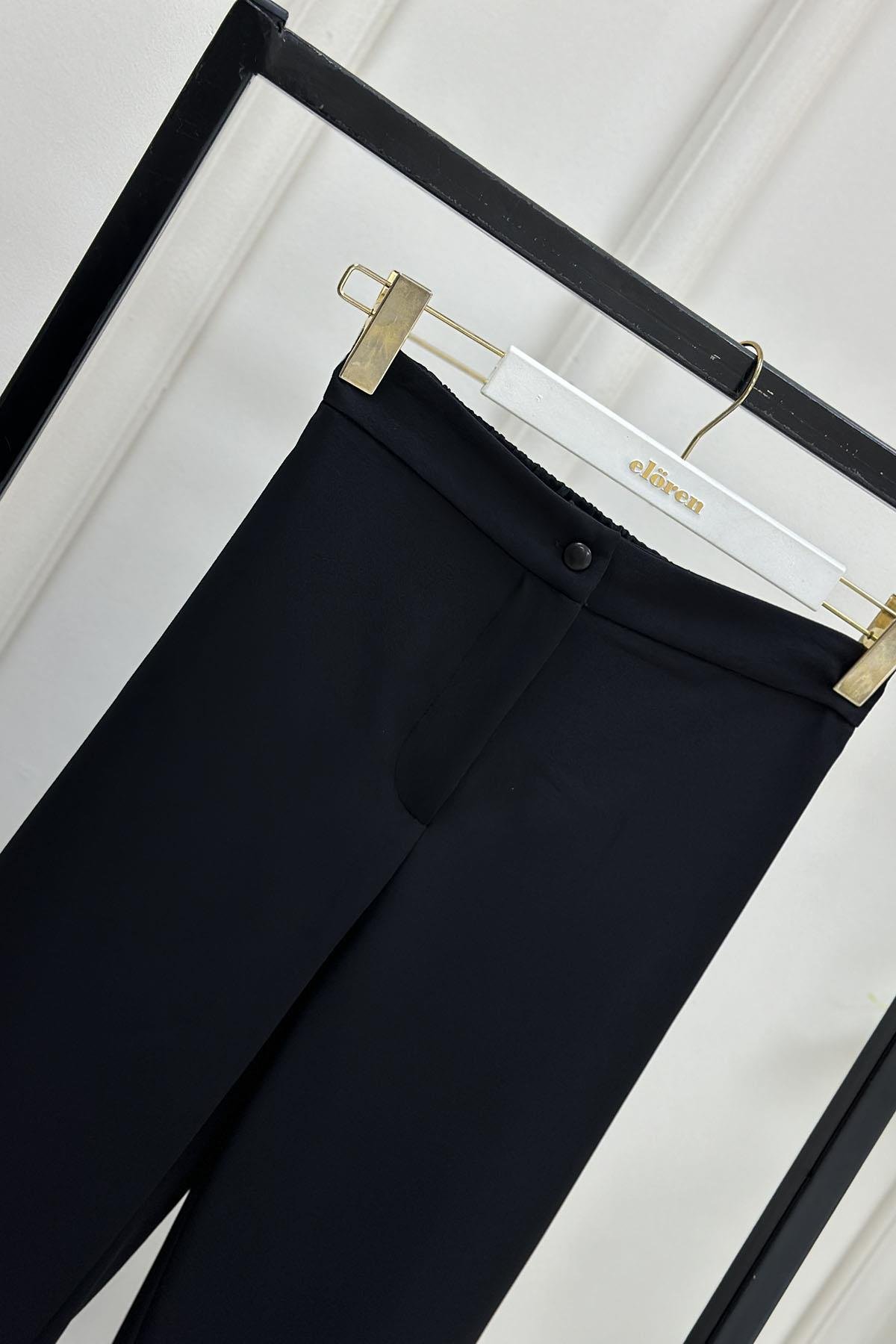 PantolonOzan Aydın Havuç Kesim Pantolon Siyah OZN 5022