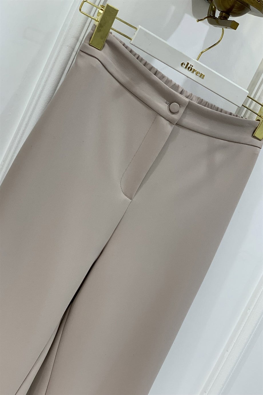 PantolonYusuf Özdemir Havuç Model Kadın Pantolon Taş 1305