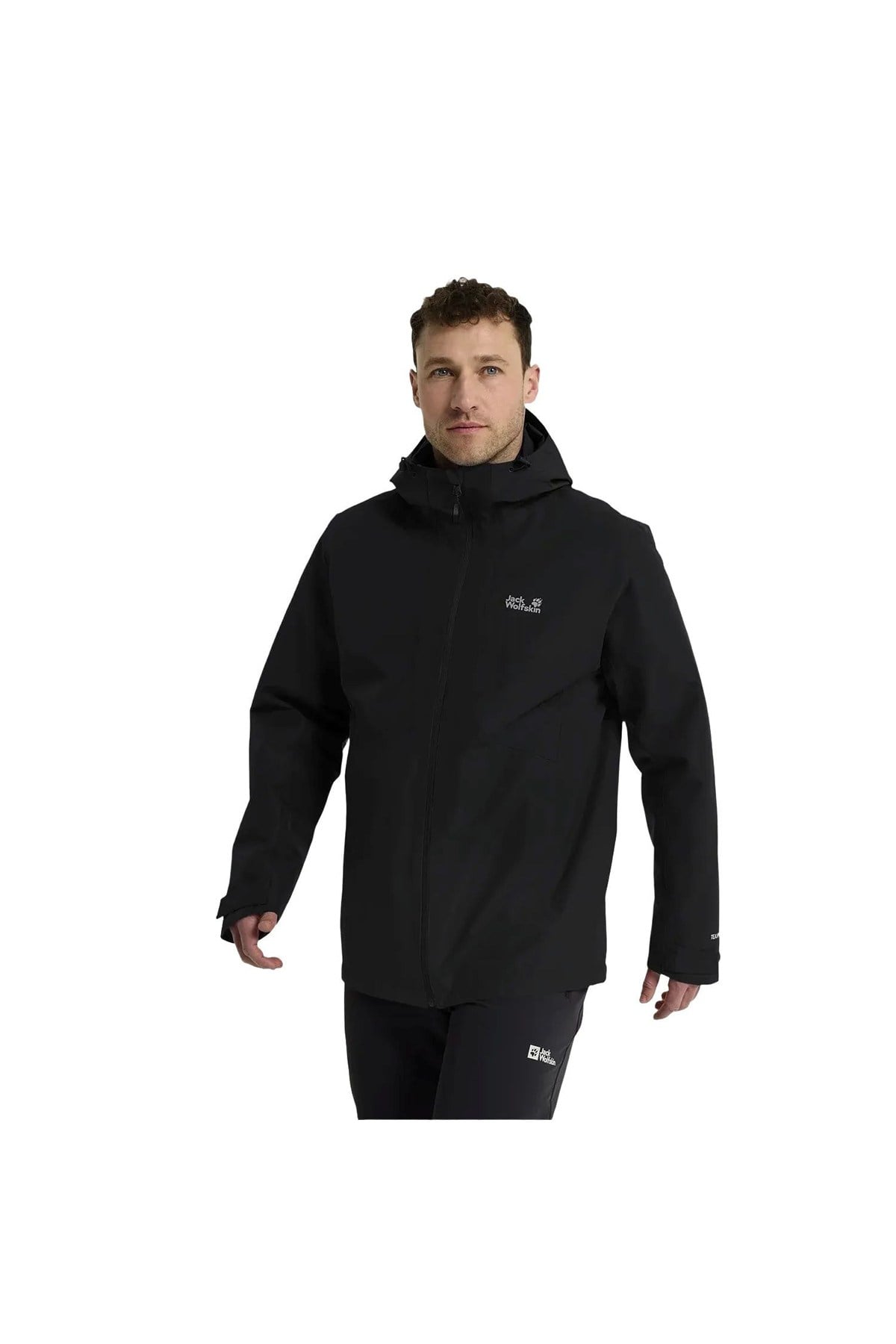 Jack Wolfskin Stonetrail 3in1 A66291 Erkek Outdoor Ceketi - SİYAH