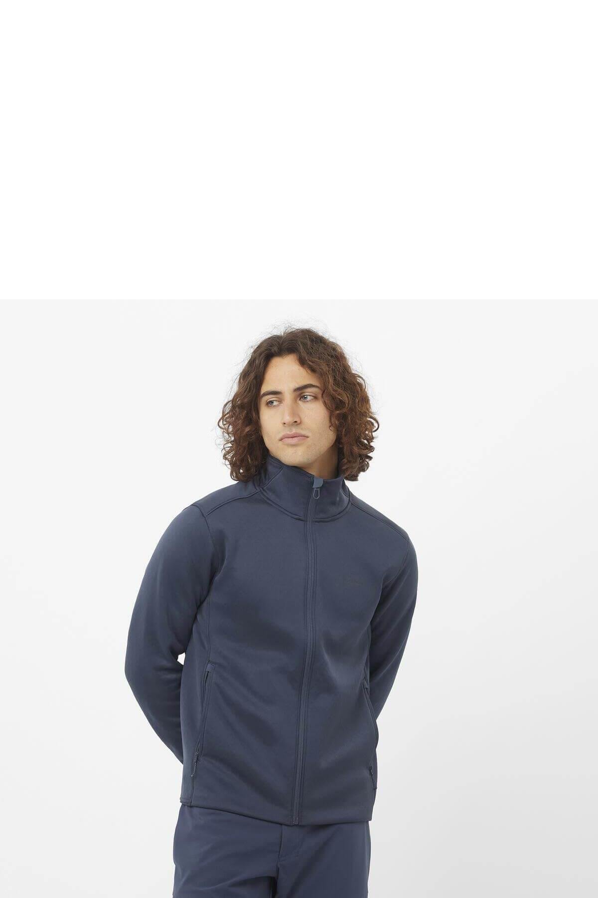 Salomon C24749 Outlıne Warm Fleece Fz Tam Fermuar Polar - LACİVERT