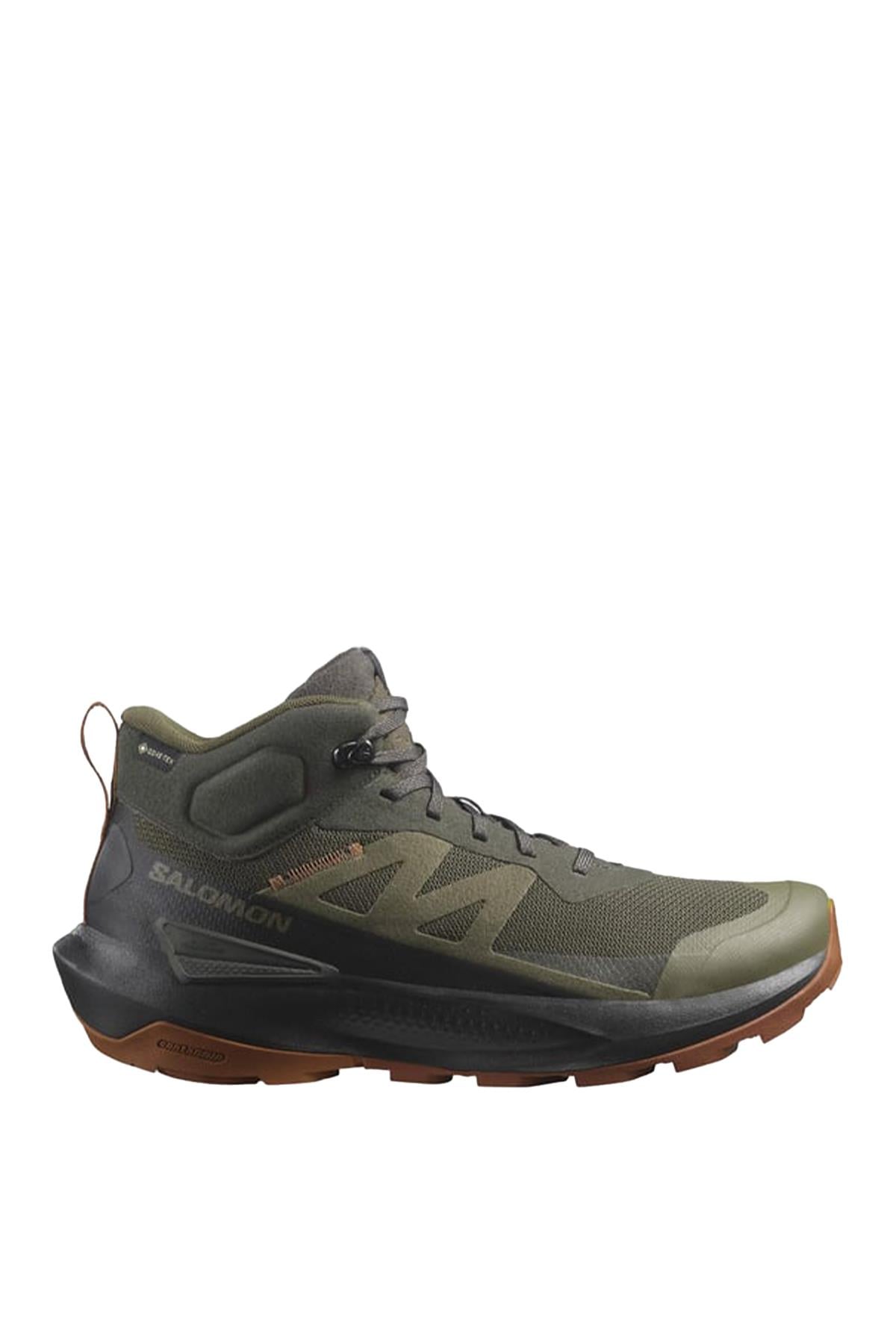 Salomon Elıxır Actıv Mıd Gtx L475603 Erkek Outdoor Bot - Yeşil-Taba