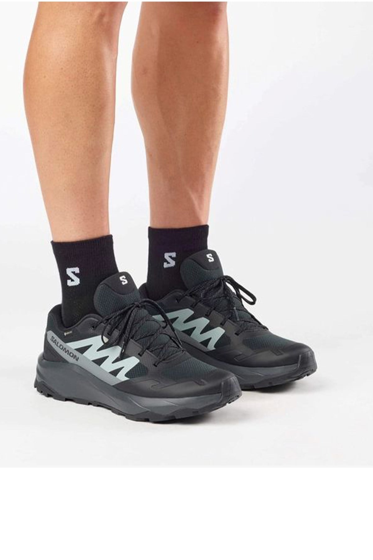 Salomon Outscape Gore-Tex L491373 Erkek Outdoor Ayakkabı - SİYAH