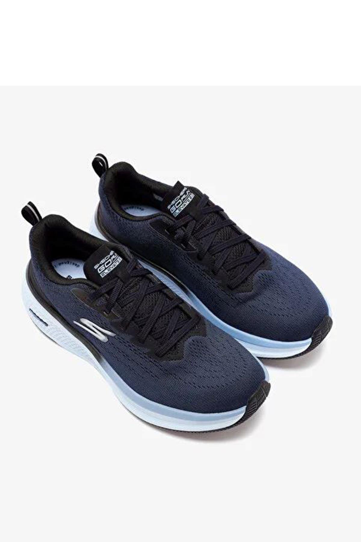 Skechers Go Run Elevate 2.0 129000/Bkbl Kadın Koşu Ayakkabısı - Siyah Mavi