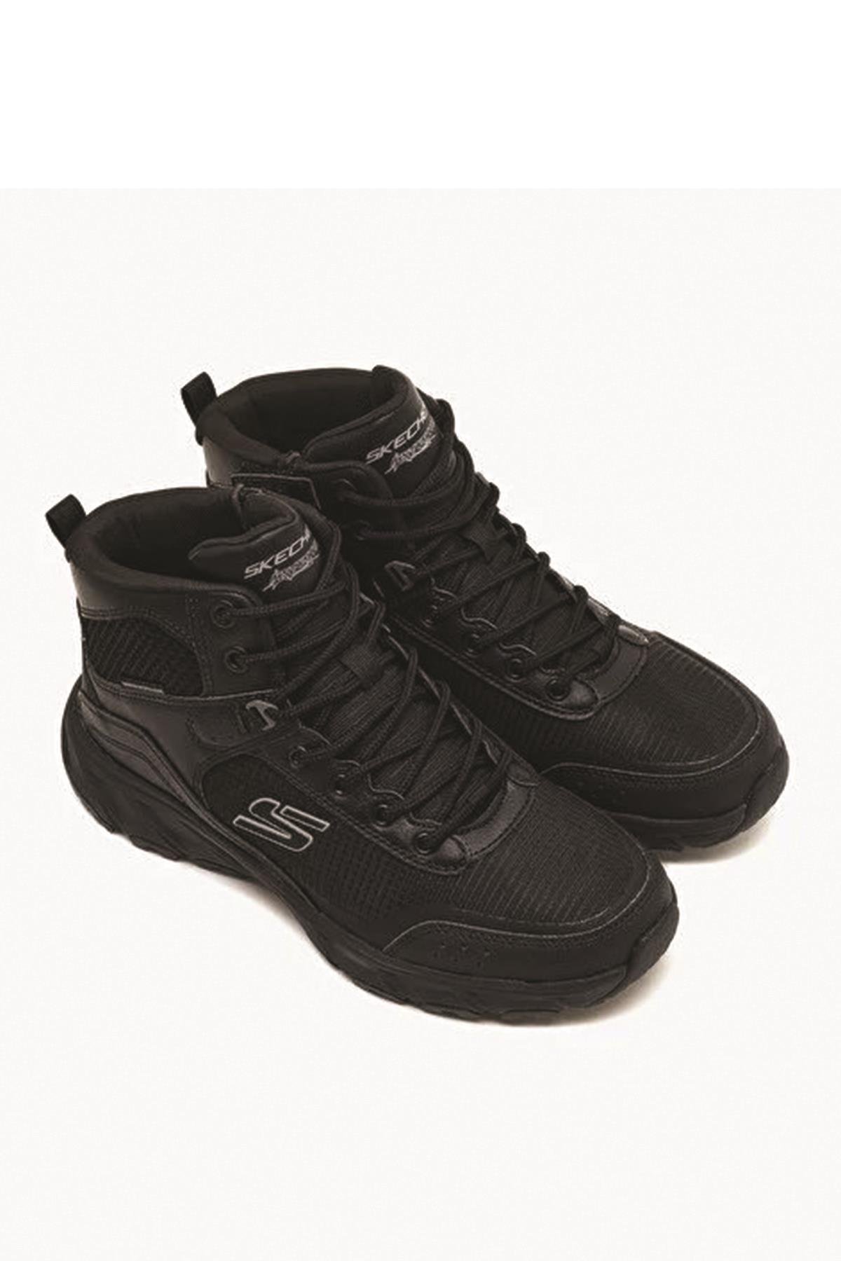 Skechers Hıllcrest 2.0 Woodrock Peak 237804/ Bbk Erkek Outdoor Bot - Siyah