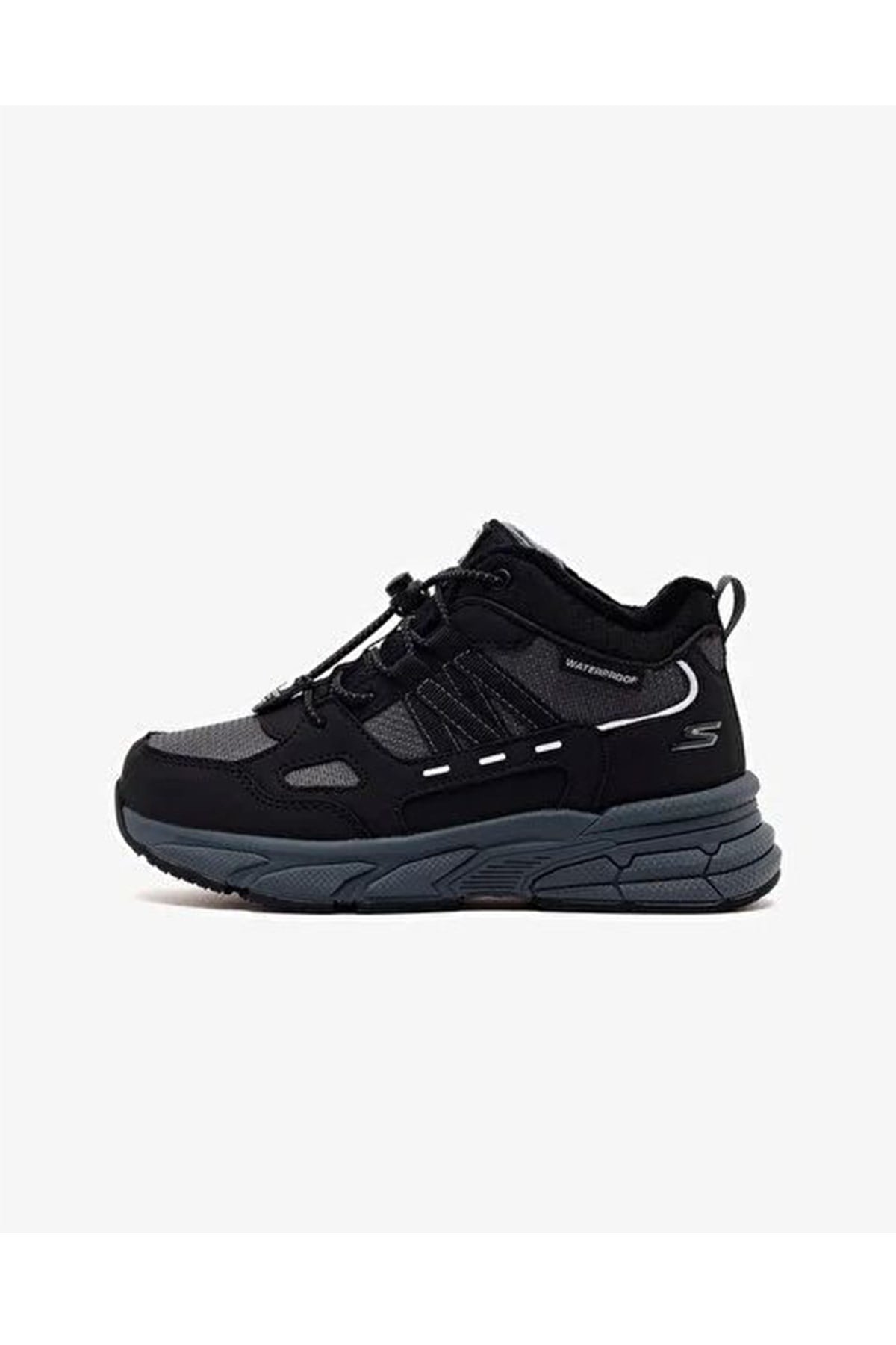 Skechers Retro-Graph 405338L Ccbk Erkek Çocuk Bot - GRİ
