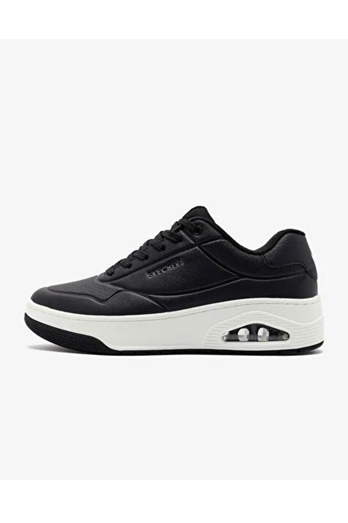 Skechers Uno Court 183145 Blk Erkek Sneakers - SİYAH