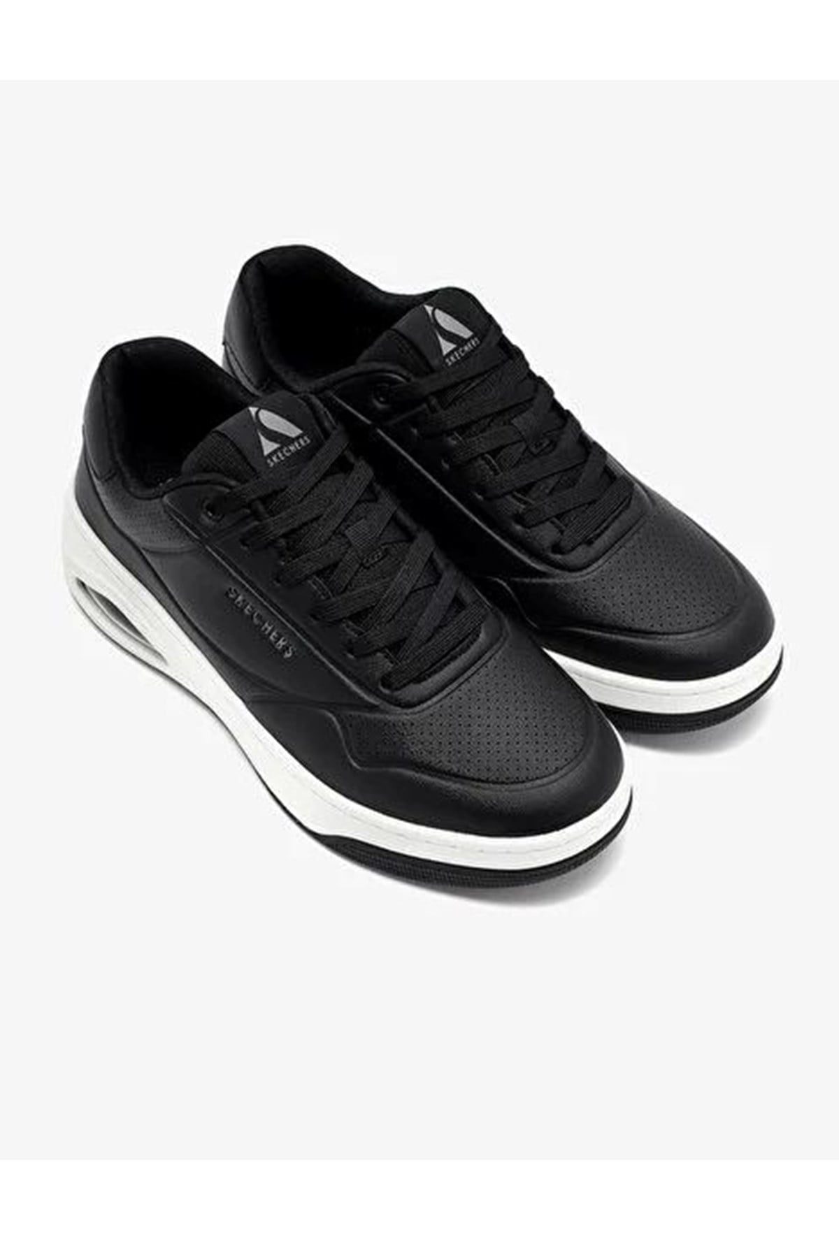 Skechers Uno Court 183145 Blk Erkek Sneakers - SİYAH