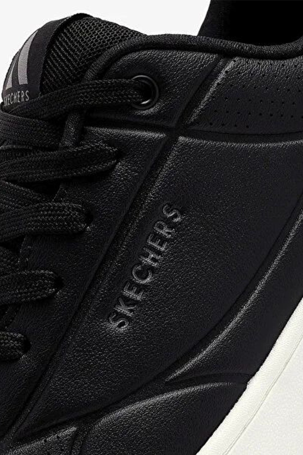 Skechers Uno Court 183145 Blk Erkek Sneakers - SİYAH