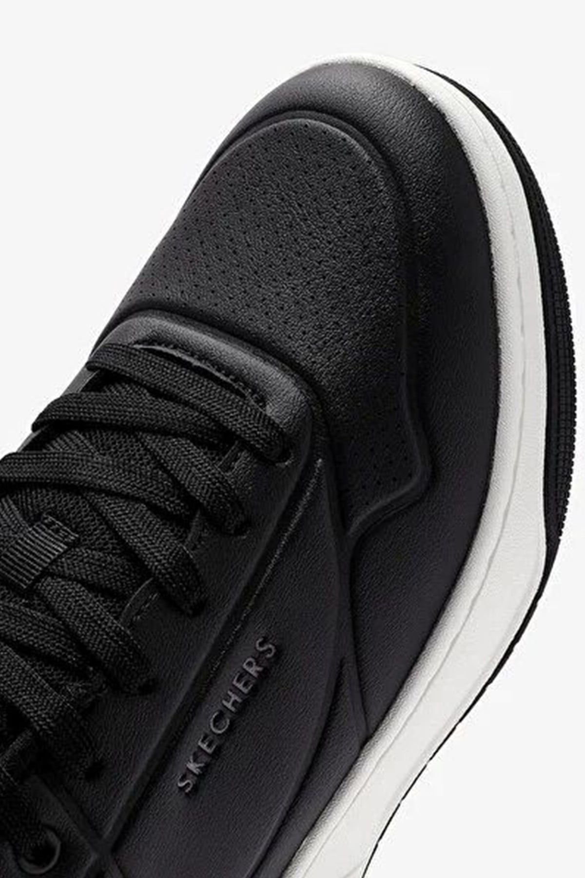 Skechers Uno Court 183145 Blk Erkek Sneakers - SİYAH