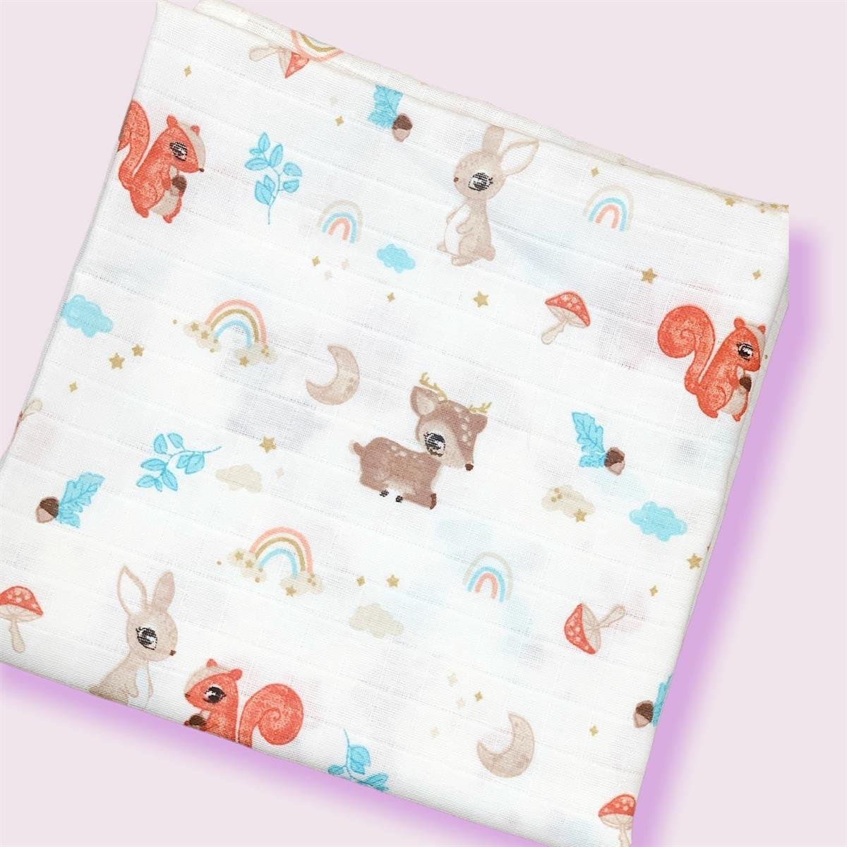 Yavru Bambi Müslin Battaniye 80x100