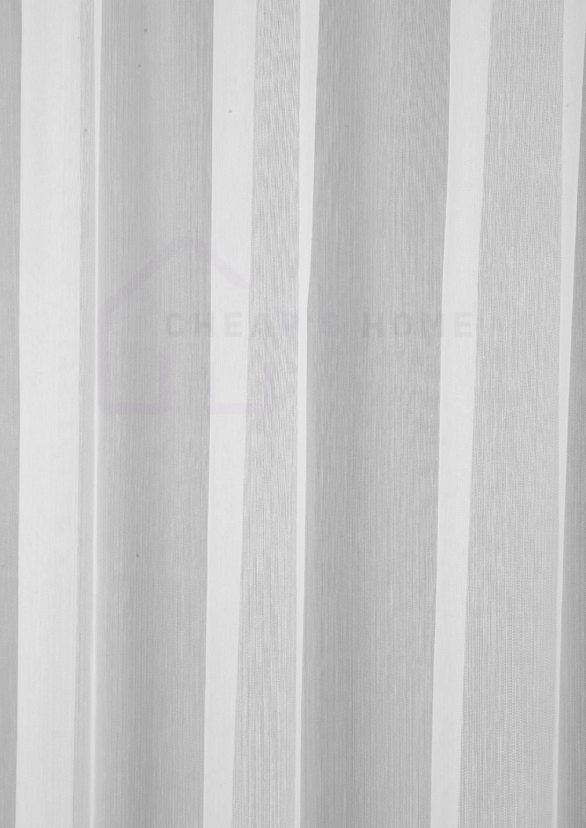 Bambu Şantuk Simli Tül Perde Seyrek Pile (1x2)