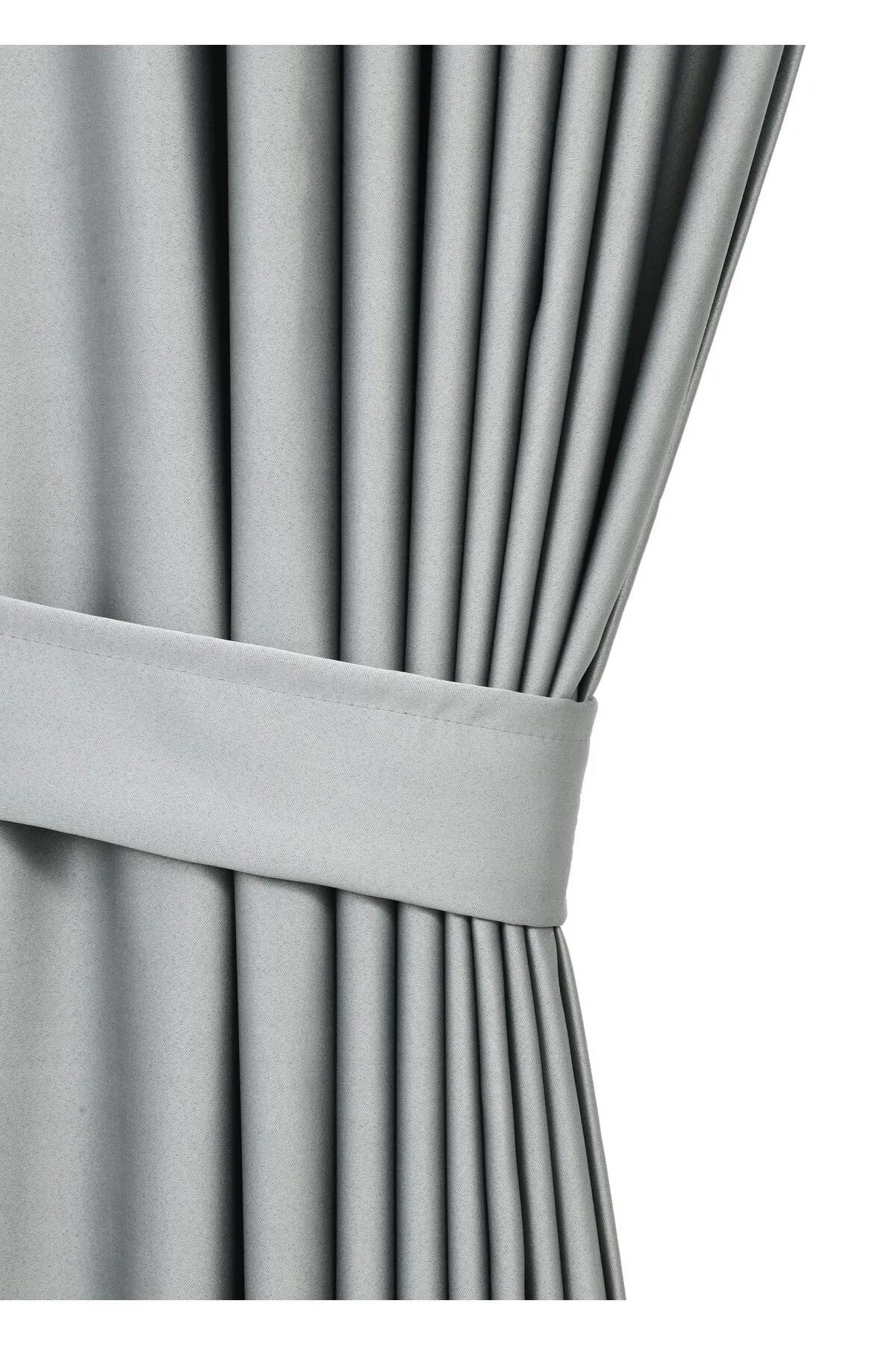 Blackout Açık Gri Karartma Fon Perde