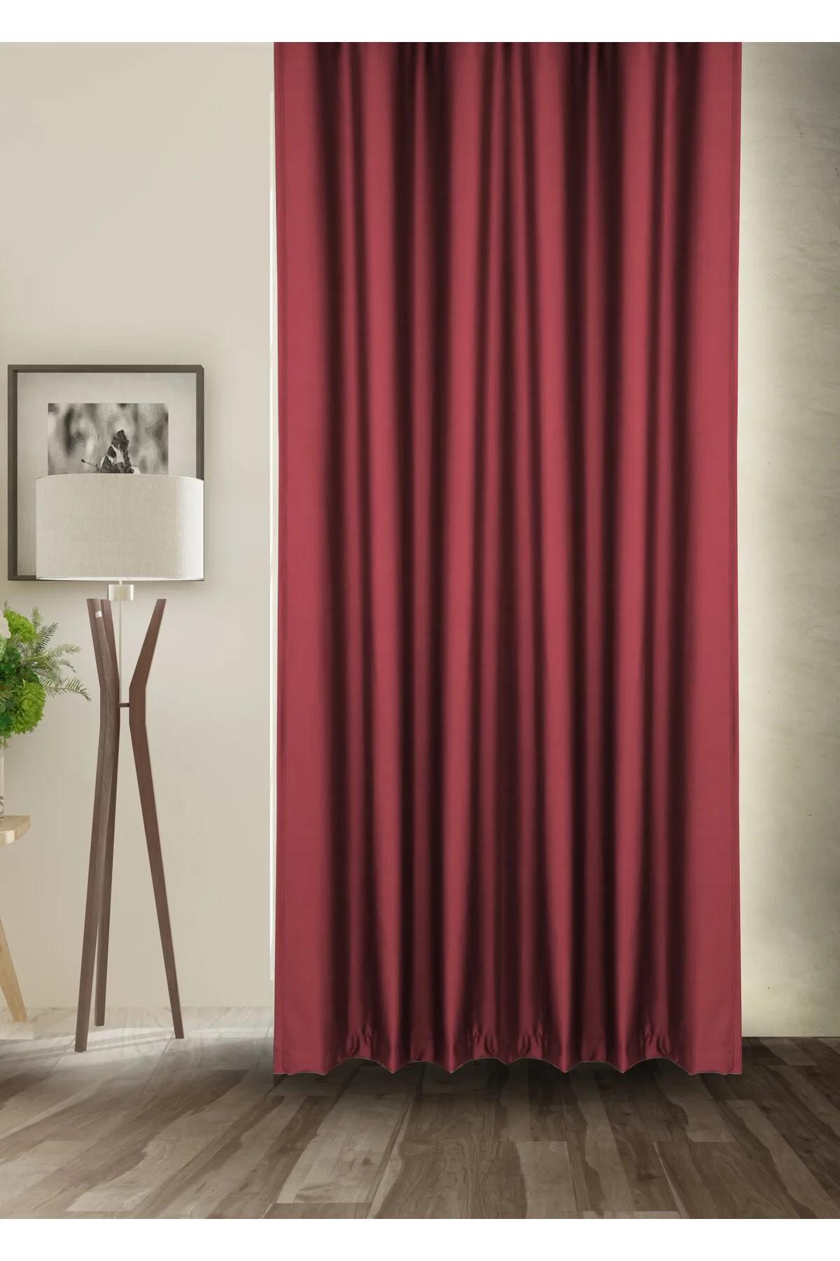 Blackout Bordo Karartma Fon Perde