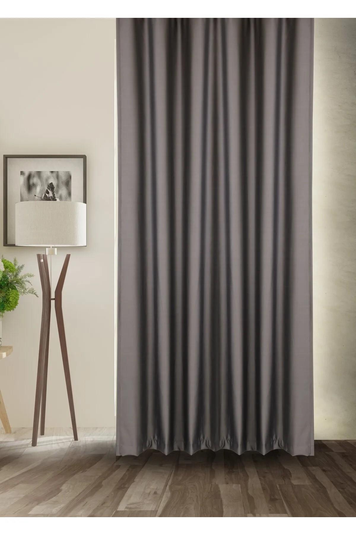 Blackout Koyu Gri Karartma Fon Perde