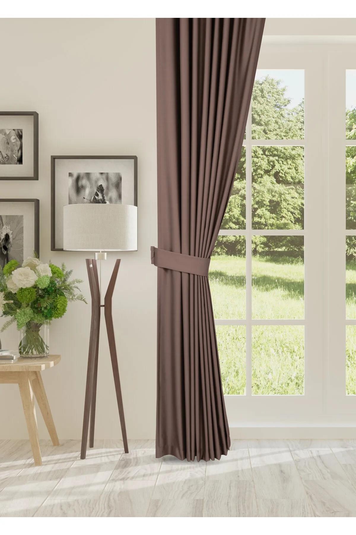 Blackout Sütlü Kahve Karartma Fon Perde