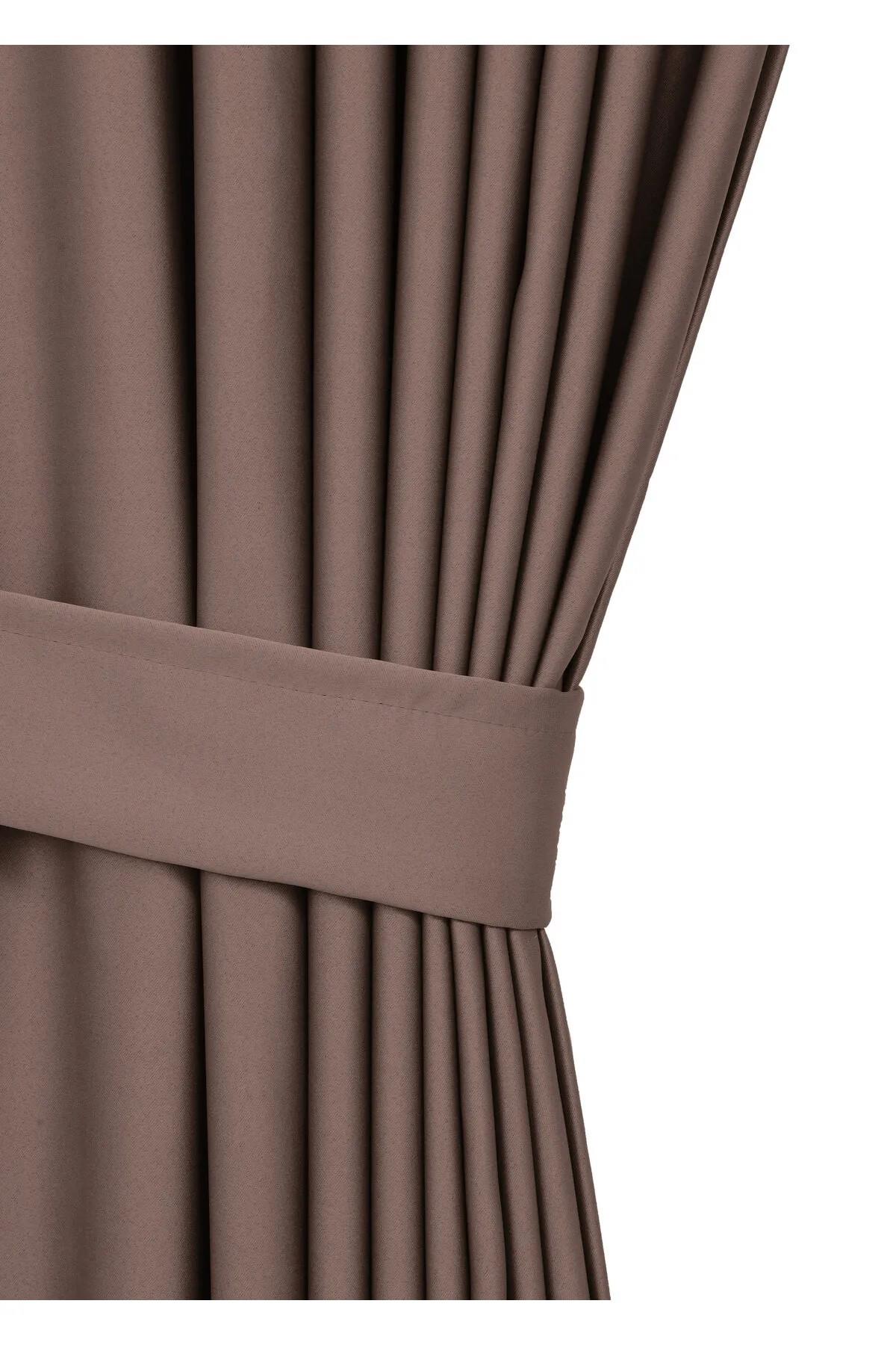 Blackout Sütlü Kahve Karartma Fon Perde