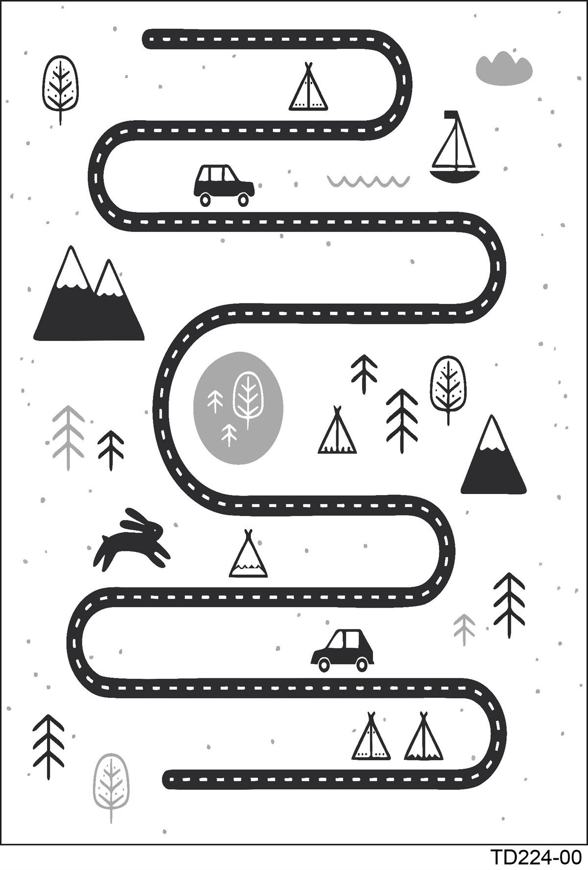 Elena DijiMod Baskı TD224-00